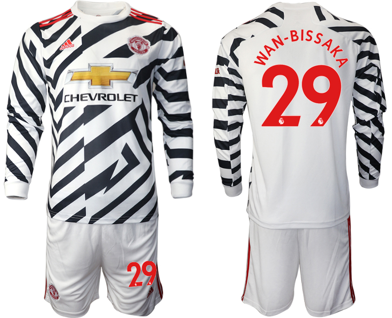 2021 Men Manchester united away long sleeve #29 soccer jerseys